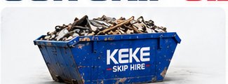2 Yard Mini Skip — KEKE blue skip
